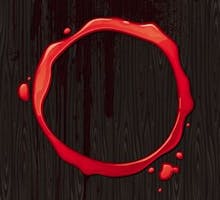 blood red ring
