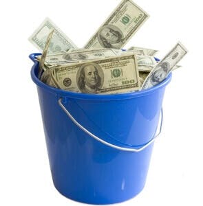 Cash money bucket
