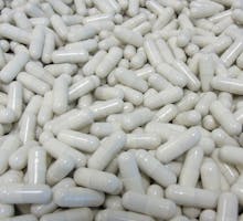 White pill capsules