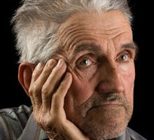 gray-haired older man