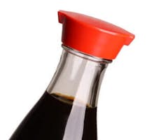 close up image on classic Japanese soy sauce