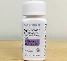 a bottle of Synthroid 175mcg, people on Synthroid, brand name Synthroid thyroid pills