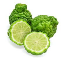 bergamot citrus fruits, cut and whole, strong distinctive smell